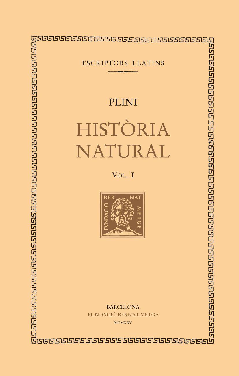 HISTORIA NATURAL  I | 9788472259218 | PLINI