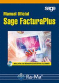 MANUAL OFICIAL SAGE FACTURAPLUS (+CD) (2014) | 9788499642840 | SAGE FORMACION