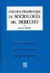 ESTUDIOS PRELIMINARES DE SOCIOLOGIA DEL DERECHO | 9788484444169 | GEIGER, THEODOR