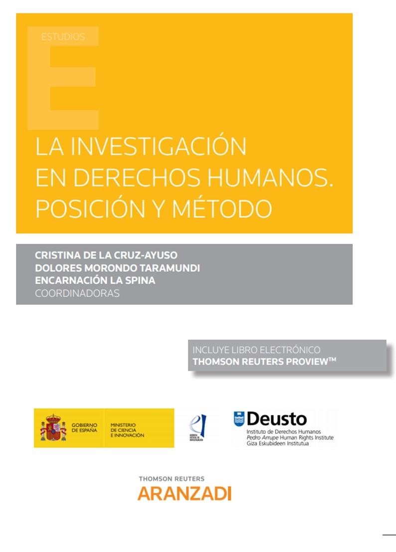 INVESTIGACION EN DERECHOS HUMANOS POSICION Y METODO (DUO) | 9788413087467 | DE LA CRUZ, CRISTINA