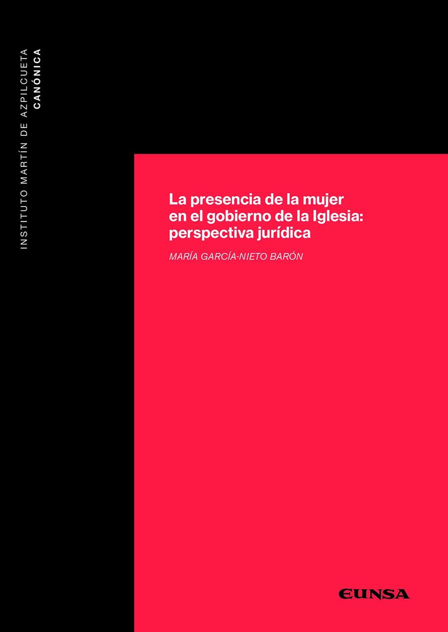 PRESENCIA DE LA MUJER EN EL GOBIERNO DE LA IGLESIA, LA | 9788431338350 | GARCÍA-NIETO BARÓN, MARÍA
