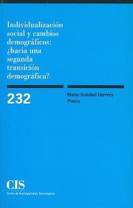 INDIVIDUALIZACION SOCIAL Y CAMBIOS DEMOGRAFICOS | 9788474764208 | HERRERA, M.
