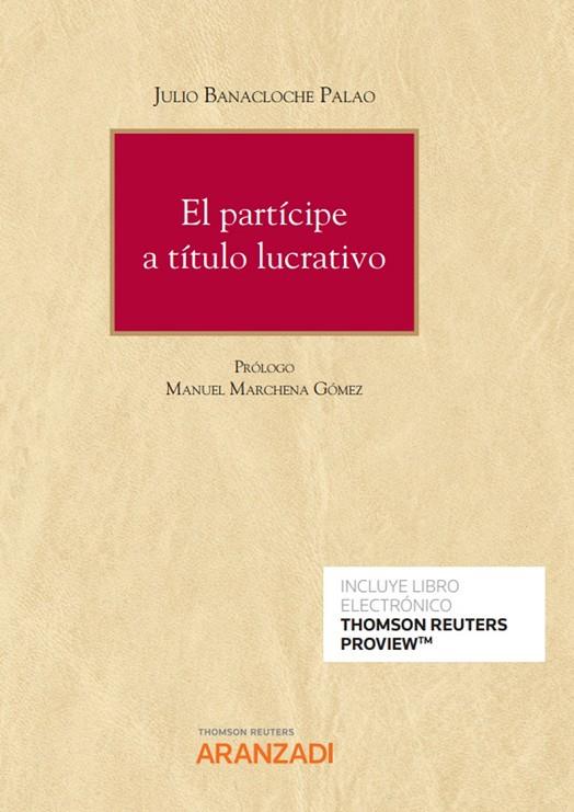 PARTICIPE A TITULO LUCRATIVO, EL | 9788413913230 | BANACLOCHE PALAO, JULIO