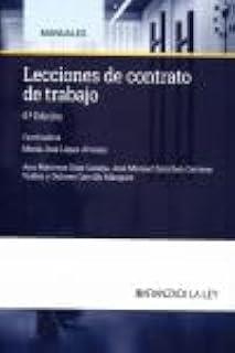 LECCIONES DE CONTRATO DE TRABAJO | 9788410308503 | MATORRAS DIAZ-CANEJA, ANA