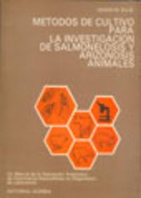 METODOS DE CULTIVO PARA LA INVESTIGACIÓN DE SALMONELOSIS Y ARIZONO | 9788420000107 | ELLIS M., EDWIN