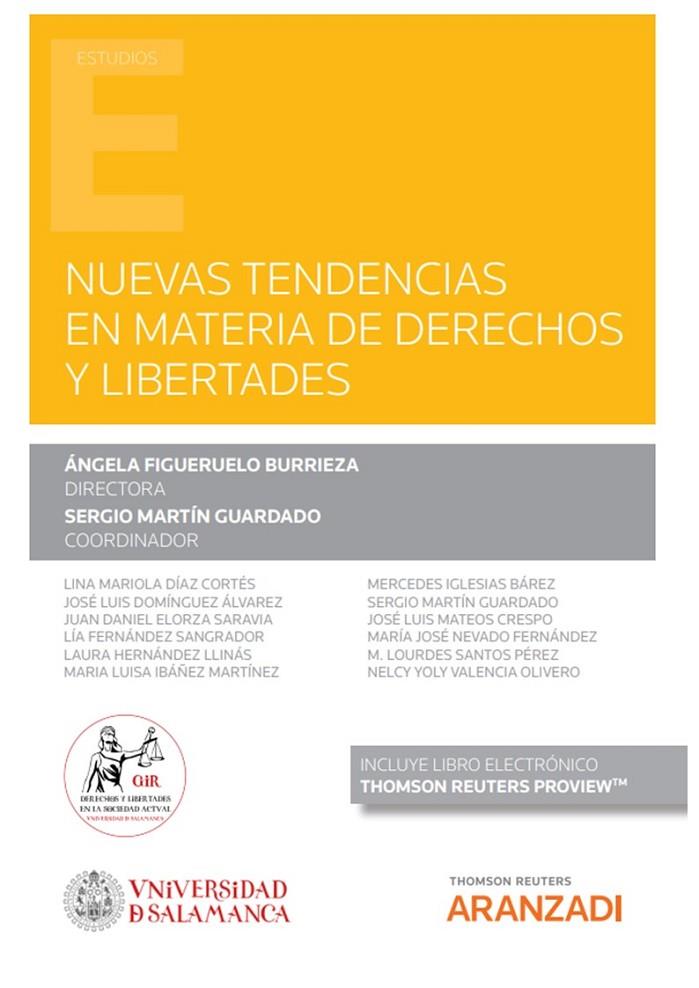 NUEVAS TENDENCIAS EN MATERIA DE DERECHOS Y LIBERTADES (PAPEL E-BOOK) | 9788413919294 | FIGUERUELO BURRIEZA, ANGELA