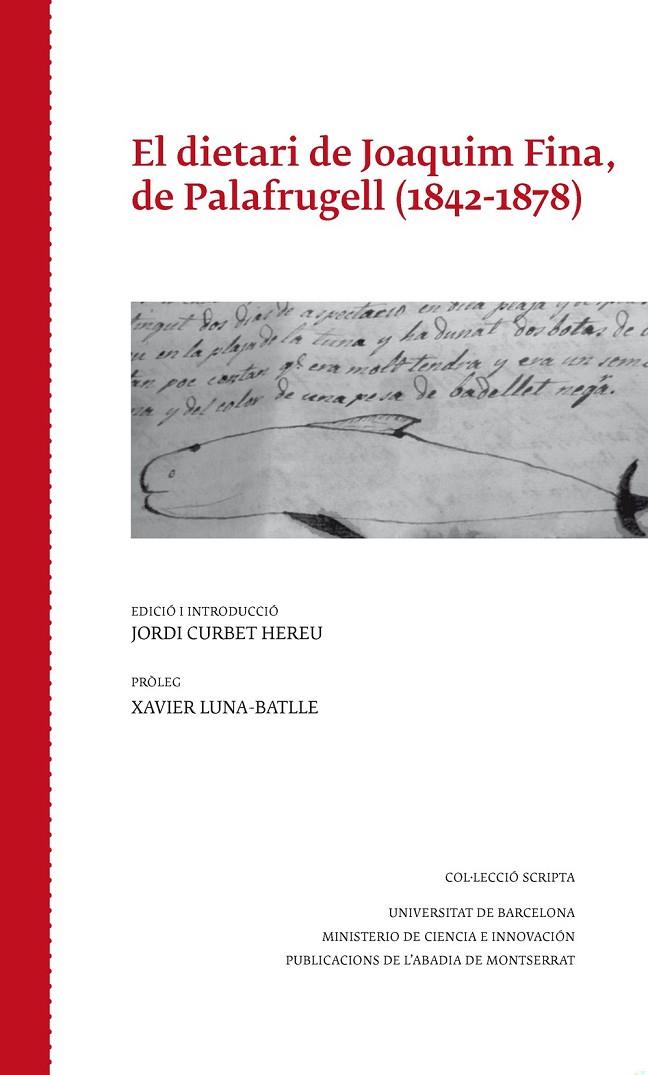 DIETARI DE JOAQUIM FINA, DE PALAFRUGELL (1842-1878), EL | 9788498835489 | FINA MONER, JOAQUIM