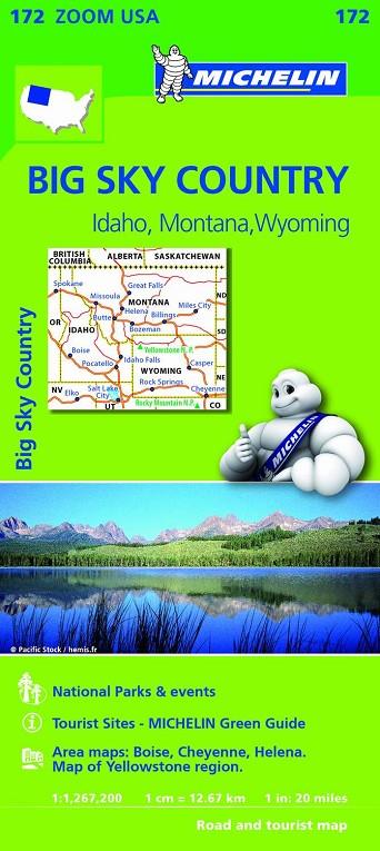 USA BIG SKY COUNTRIES : MAPA 172 | 9782067190801 | MICHELIN