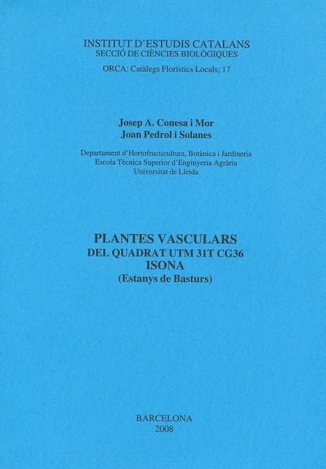 PLANTES VASCULARS ISONA (ESTANYS DE BASTURS) | 9788492583034 | CONESA I MOR, J. A./PEDROL I SOLANES, JOAN