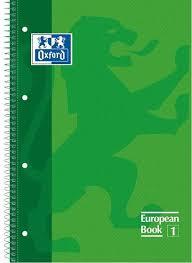 LLIBRETA OXFORD A4 4 TALADRES VERD POMA | 8412771083007