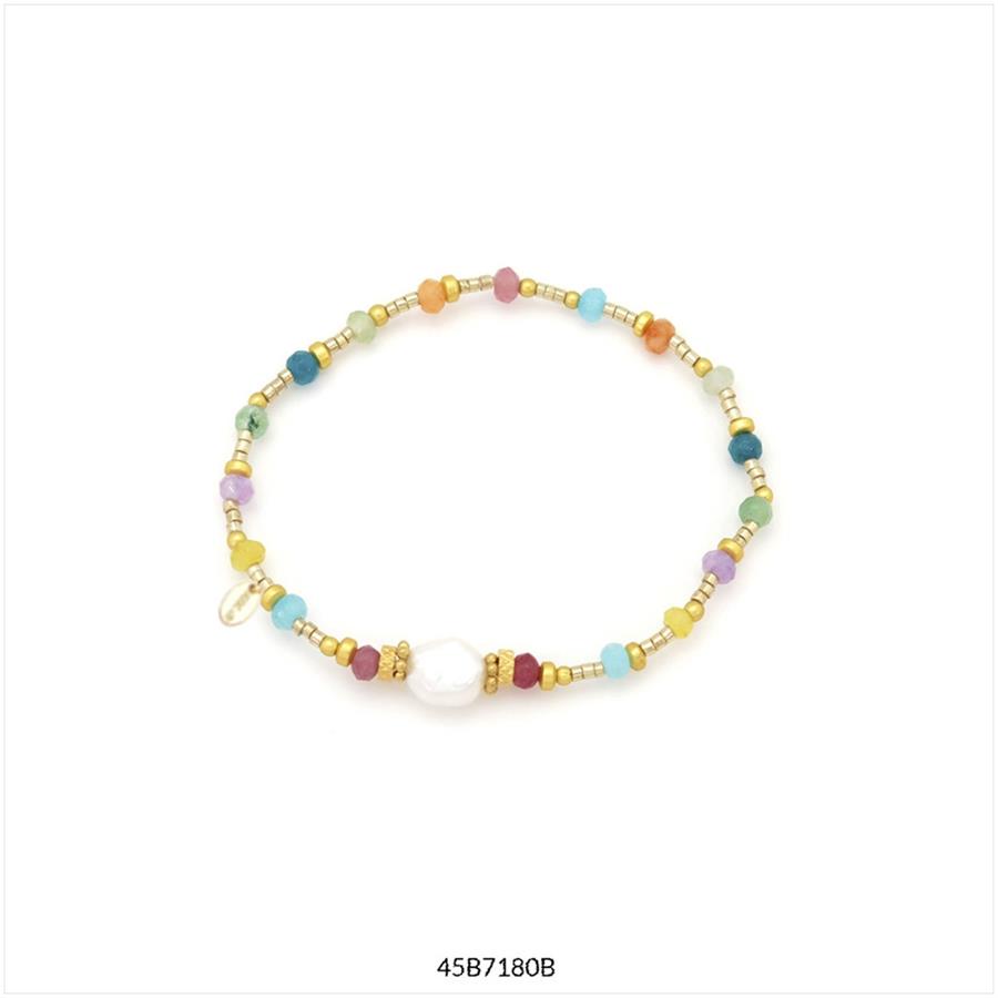 PULSERA AQUA DAURADA I COLORS | 45b7180b
