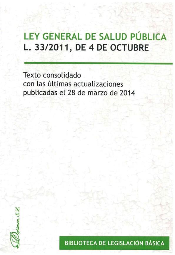 LEY GENERAL SALUD PUBLICA | 9788413247663 | DYKINSON