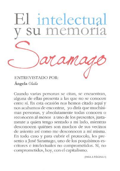 SARAMAGO | 9788433852182 | OLALLA, ANGELA