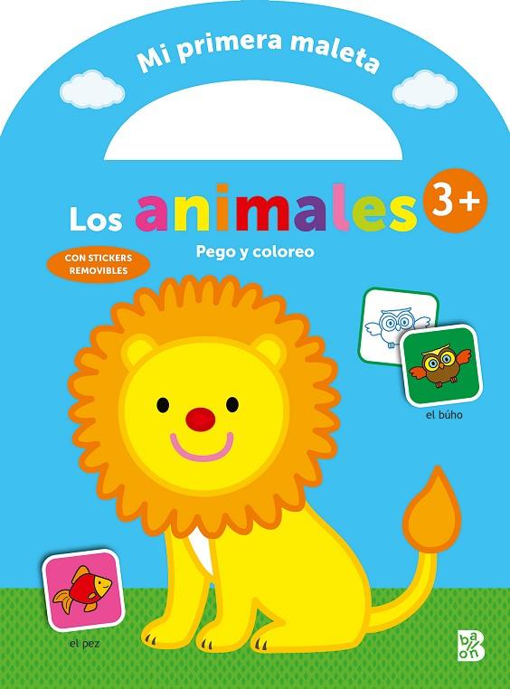MI PRIMERA MALETA -PEGO Y COLOREO - LOS ANIMALES | 9789403228723 | BALLON