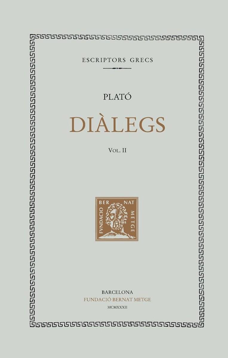 DIALEGS  II | 9788472259041 | PLATÓ