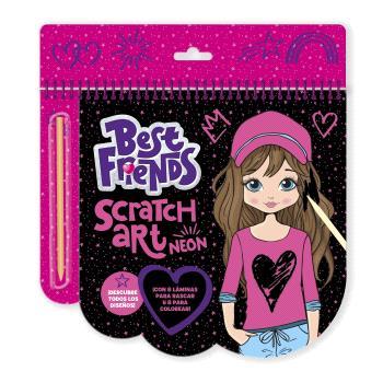 LUDUM BEST FRIENDS SCRATCH ART NEON | 9788418861628 | IMAGILAND