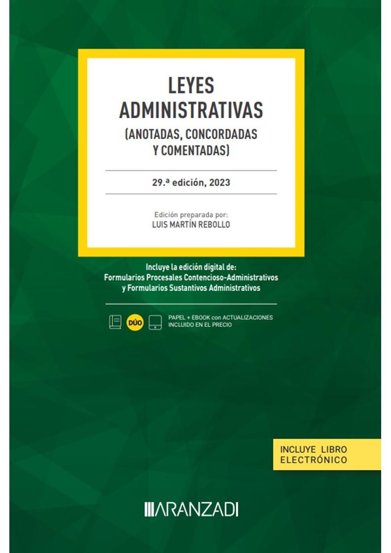 LEYES ADMINISTRATIVAS (PAPEL + E-BOOK) | 9788411637213 | MARTÍN REBOLLO, LUIS