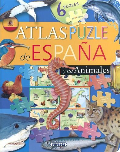 ATLAS PUZLE DE ESPAÑA | 9788467791037 | SUSAETA EDICIONES
