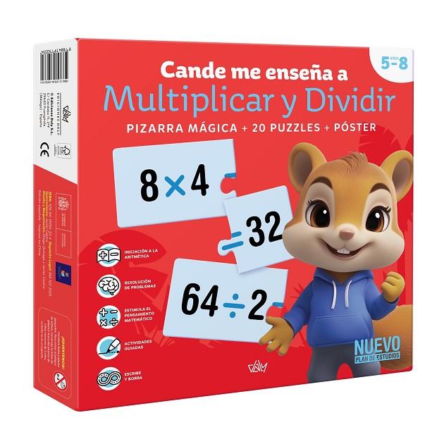 CANDE ME ENSEÑA A MULTIPLICAR Y DIVIDIR | 9788419750334 | EDICIONES DALY