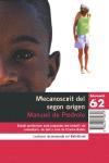 MECANOSCRIT DEL SEGON ORIGEN | 9788429758313 | DE PEDROLO, MANUEL