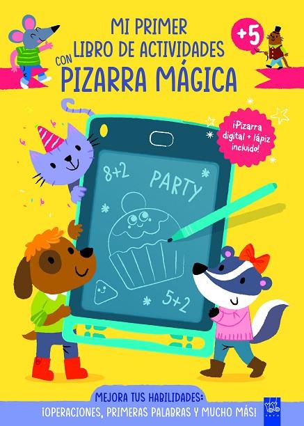 MI PRIMER LIBRO DE ACTIVIDADES CON PIZARRA MÁGICA. AMARILLO | 9788408313571 | YOYO