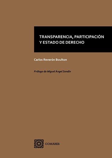 TRANSPARENCIA, PARTICIPACION Y ESTADO DE DERECHO | 9791370330101 | REVERON BOULTON, CARLOS
