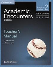 ACADEMIC ENCOUNTERS LEVEL 2 TEACHER'S MANUAL READING AND WRITING 2ND EDITION | 9781107627222 | WILLIAMS, JESSICA