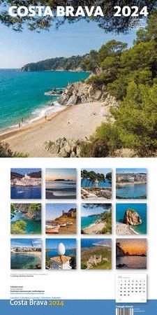 CALENDARI 2024 PARET (30X30 CM) COSTA BRAVA | 8424455240187