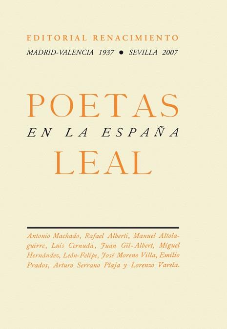 POETAS EN LA ESPAÑA LEAL | 9788484723424 | VARIOS AUTORES