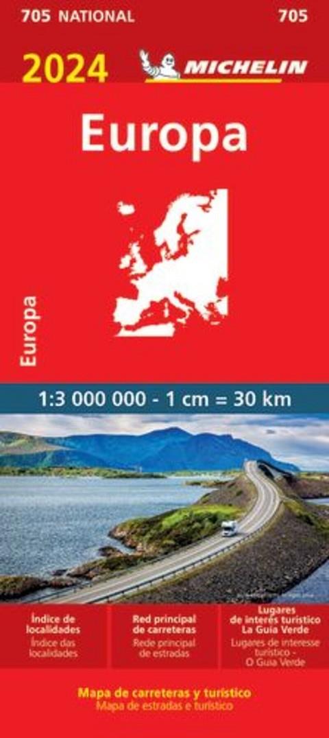 EUROPA : MAPA 705 | 9782067262720