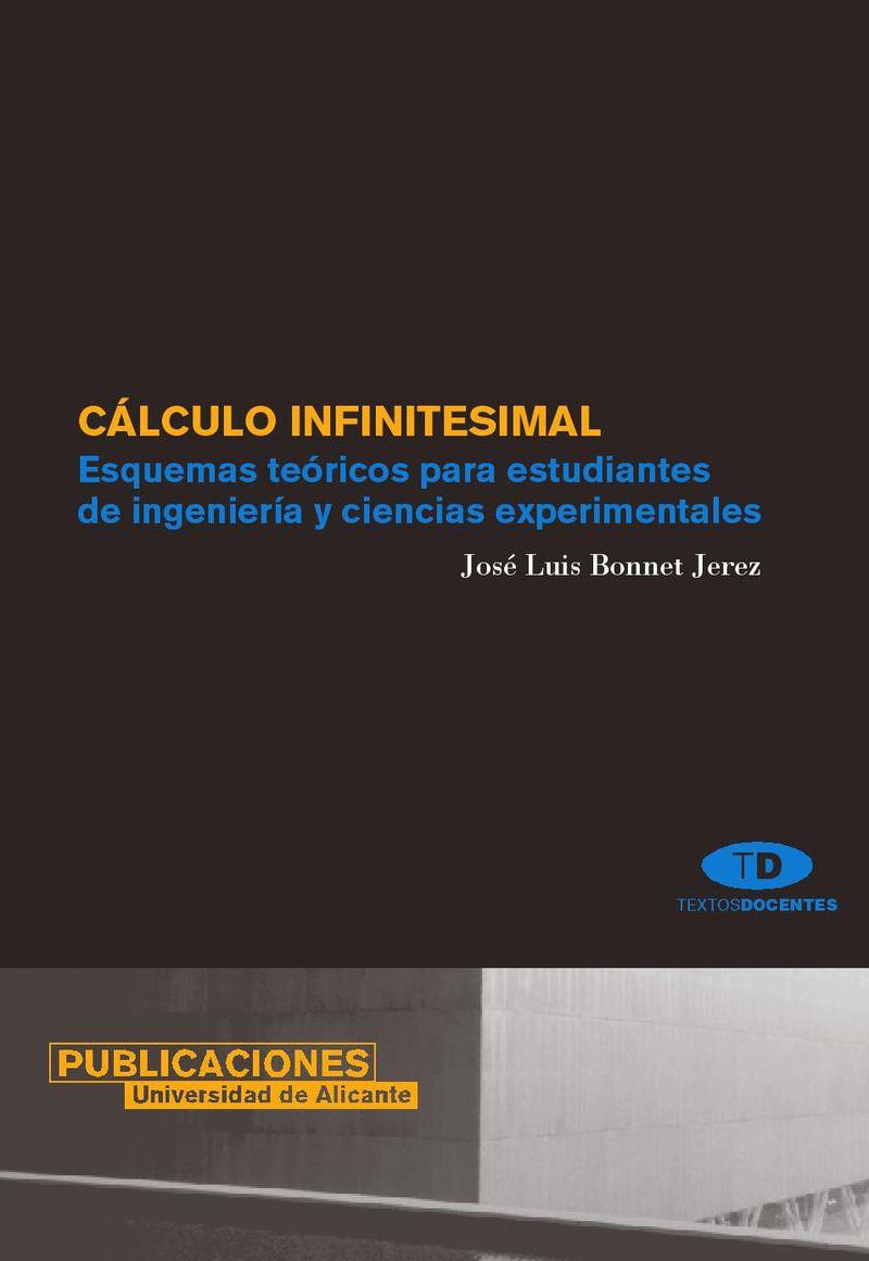 CÁLCULO INFINITESIMAL | 9788479087296 | BONNET JEREZ, JOSÉ LUIS