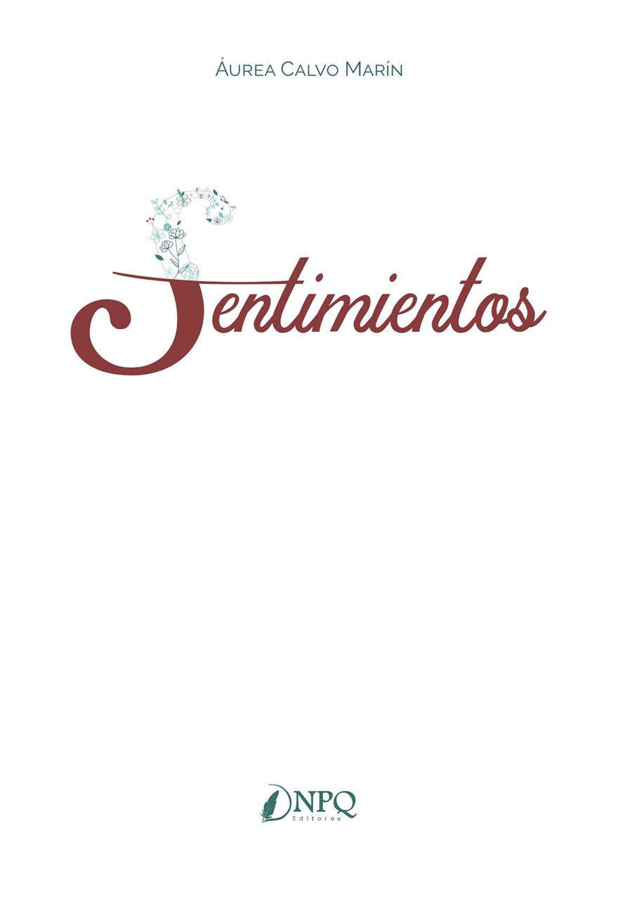 SENTIMIENTOS | 9788412229035 | CALVO MARÍN, ÁUREA