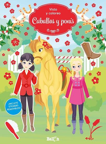 VISTO Y COLOREO : CABALLOS Y PONIS | 9789403201245 | BALLON/BALLON
