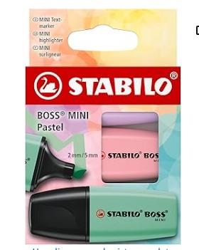 CAIXA 3 SUBRATLLADORS MINIS STABILO | 4006381616904