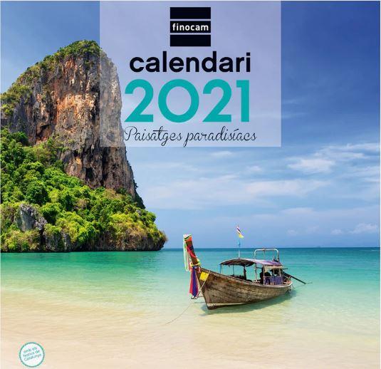 CALENDARI ANUAL PARET 30X30 2021 P.PARADIS.CAT+ | 8422952304555