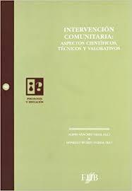 INTERVENCION COMUNITARIA | 9788489607323 | SANCHEZ VIDAL, ALIPIO