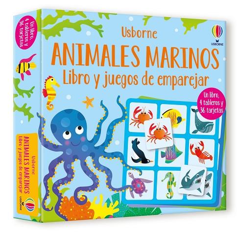 ANIMALES MARINOS. LIBRO Y JUEGO DE EMPAREJAR | 9781474983679 | NOLAN, KATE