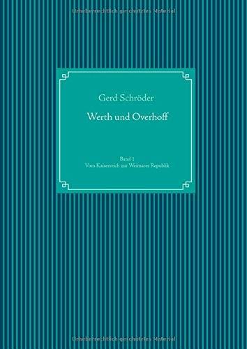 WERTH UND OVERHOFF | 9783751901994