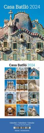 CALENDARI 2024 SOBRETAULA MINI (9X12 CM) CASA BATLLÓ | 8424455240392