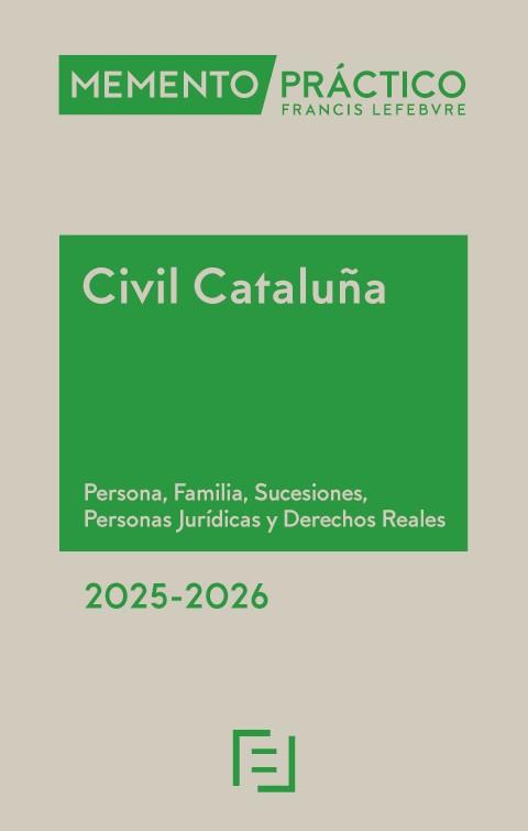 MEMENTO CIVIL CATALUÑA | 9788410431683 | LEFEBVRE-EL DERECHO
