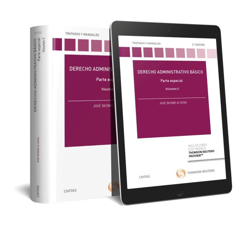 DERECHO ADMINISTRATIVO BÁSICO. VOLUMEN II (PAPEL + E-BOOK) | 9788491529613 | BERMEJO VERA, JOSÉ