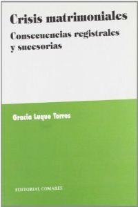 CRISIS MATRIMONIALES | 9788484445265 | LUQUE TORRES, GRACIA