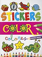 STICKERS COLORES ESPAÑOL-INGLÉS | 9788417489694