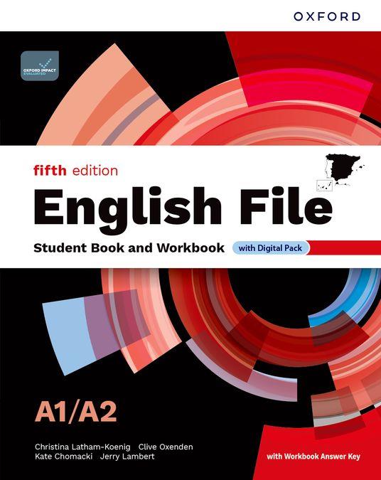 ENGLISH FILE A1;A2 STUDENT AND WORKBOOK WITH KEY FIFTH EDITION 5A ED. | 9780194148030