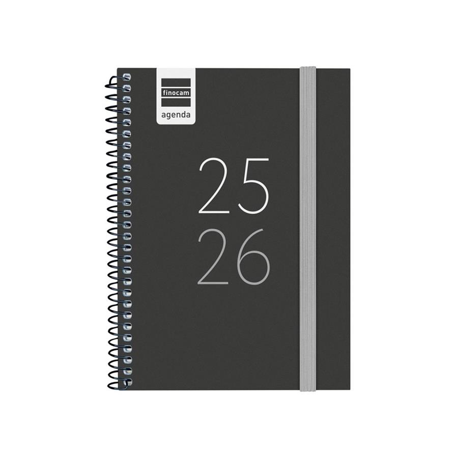 AGENDA ESPIRAL CURS SEC.1/8 SVH 25-26 NEGRE | 8422952400394