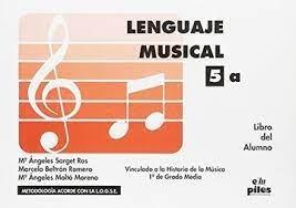 LENGUAJE MÚSICAL, LIBRO ALUMNO Nº 5A | 9788489595842 | SARGET-BELTRAN-MOLTO
