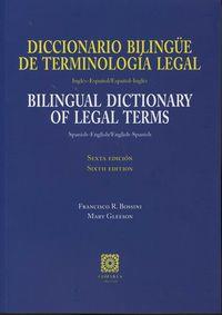 DICCIONARIO BILINGUE DE TERMINOLOGIA LEGAL | 9788490452288 | RAMOS BOSSINI, F. / GLLESON, M.