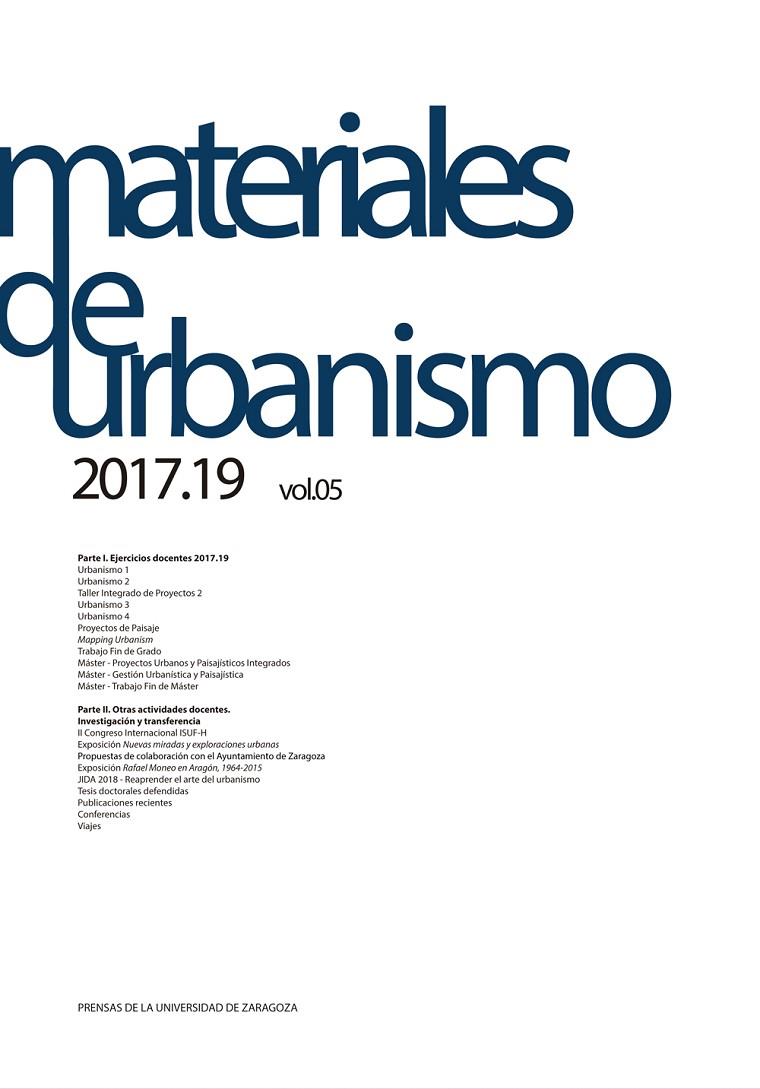 MATERIALES DE URBANISMO 2017.19 VOL.05 | 9788413401539