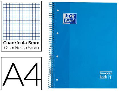 LLIBRETA OXFORD A4 4 TALADRES TURQUESA | 8412771002831