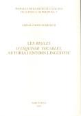 REGLES D'ESQUIVAR VOCABLES, LES. AUTORIA | 9788472835627 | COLÓN DOMÈNECH, GERMÀ